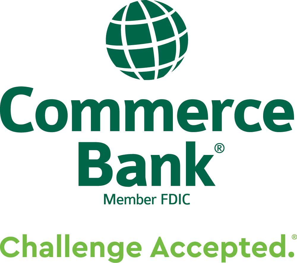 Commerce Bank(TM) Member of FDIC | Challenge Accepted.(R) Logo
